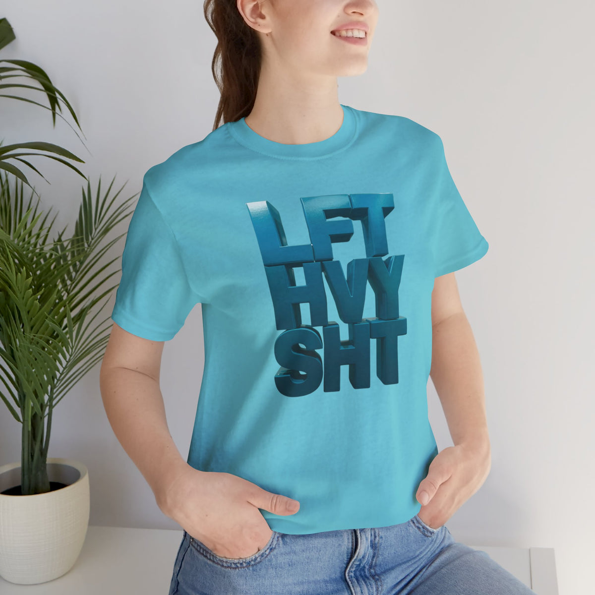 Lift Heavy Shit - LFT HVY SHT - Gym T-Shirt - Motivational Weightlifting Tee