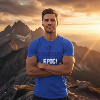 Do Something Epic! Motivational T-Shirt - Inspirational Fitness Tee - Unisex XS-4XL