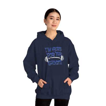 I'm Here For The Gainz! Gym Hoodie - Unisex Fitness Sweatshirt - Workout Hoodie - S-5XL
