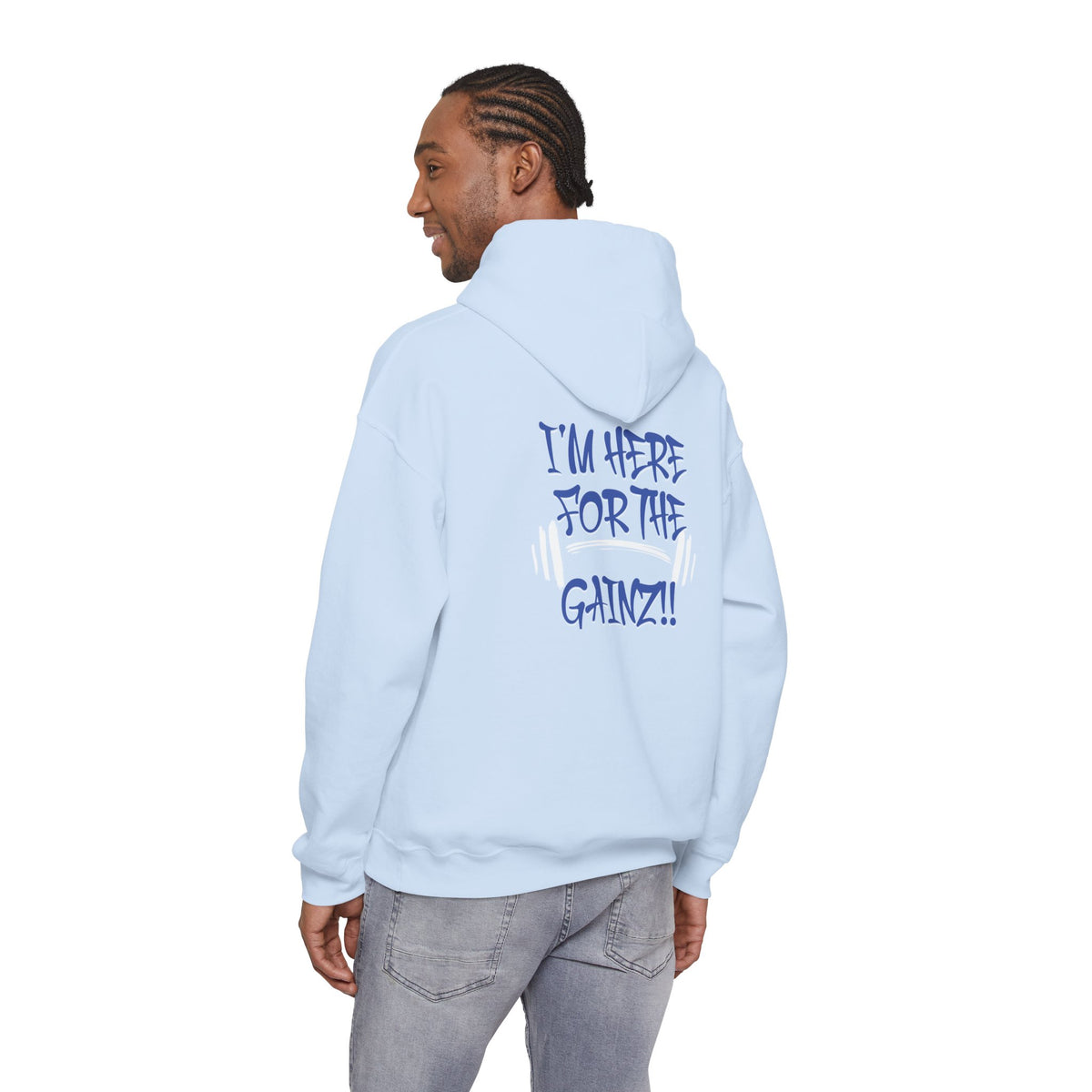 I'm Here For The Gainz! Gym Hoodie - Unisex Fitness Sweatshirt - Workout Hoodie - S-5XL