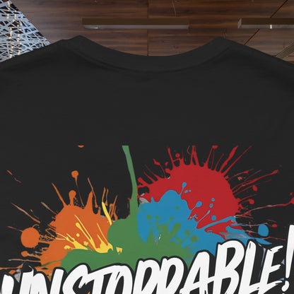 Unstoppable Vintage Retro T-Shirt - Motivational Graphic Tee - Unisex Casual Shirt