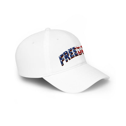 FREEDOM Dad Hat | Patriotic USA Flag Stars & Stripes Baseball Cap - Patriot Fit Life