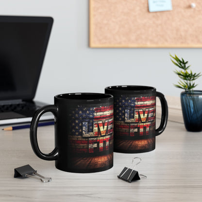 LIVE FIT Patriotic Mug (11oz/15oz)