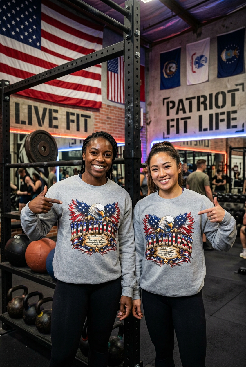 Relentless Eagle Definition Crewneck Sweatshirt - Patriot Fit Life