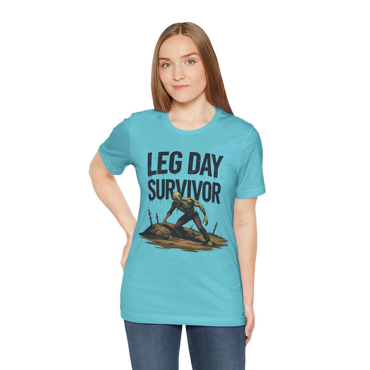 Leg Day Survivor Tee - Fitness Shirt - Workout Apparel - Gym Gift - Unisex Graphic Tee - Funny T-shirt