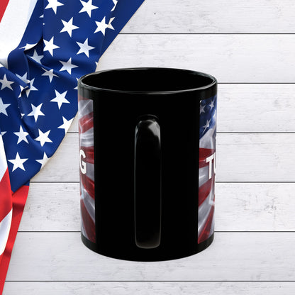 This Is The Turning Point! Motivational Mug - American Flag - 11oz/15oz