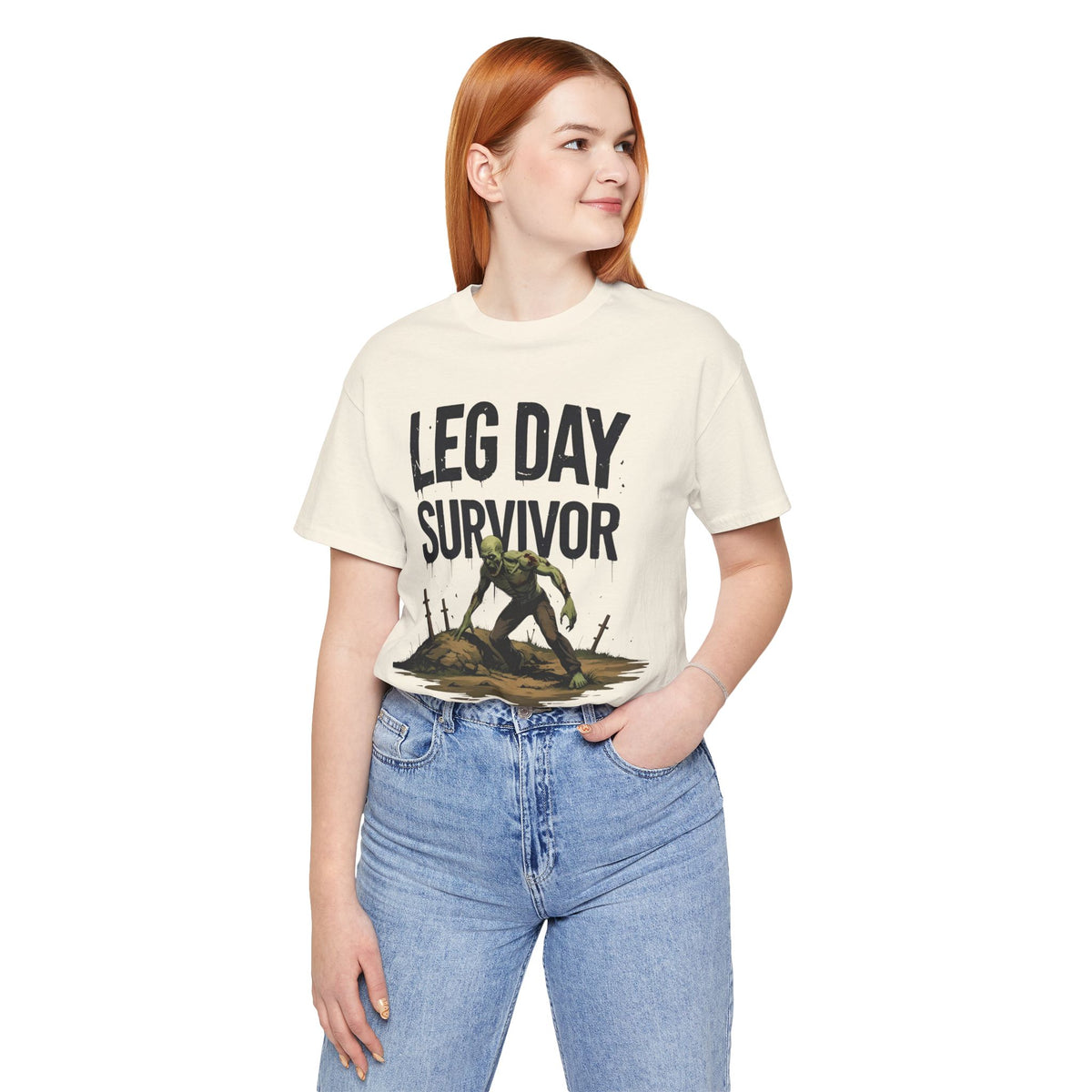 Leg Day Survivor Tee - Fitness Shirt - Workout Apparel - Gym Gift - Unisex Graphic Tee - Funny T-shirt