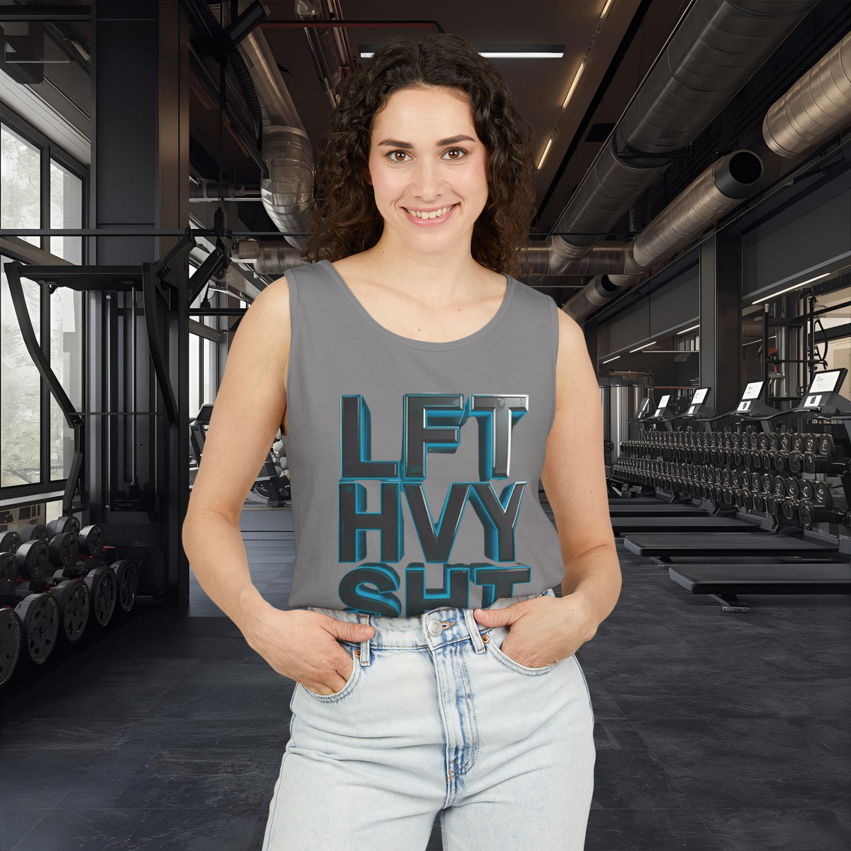 Lift Heavy Shit - LFT HVY SHT - Tank Top - Gym Workout Fitness Tank - Unisex XS-2XL