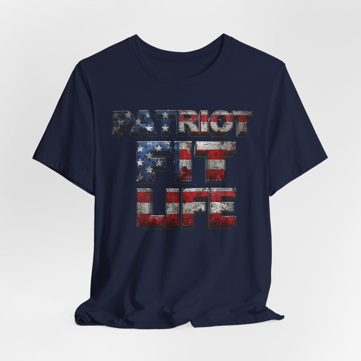 Patriot Fit Life T-Shirt | American Flag Fitness Tee – LIVE FIT