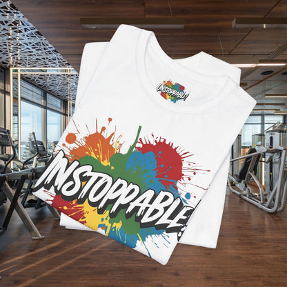 Unstoppable Vintage Retro T-Shirt - Motivational Graphic Tee - Unisex Casual Shirt