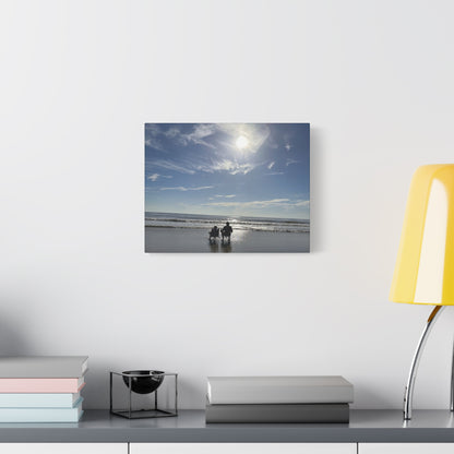 Beach Day Canvas Wall Art - Coastal Home Decor - Ocean Landscape - Serene Beach Print - 16 Sizes Available