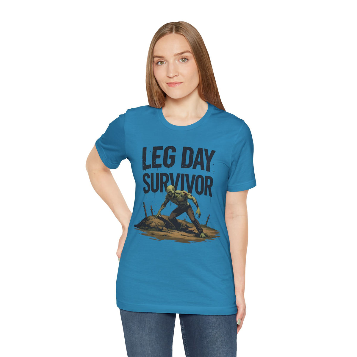Leg Day Survivor Tee - Fitness Shirt - Workout Apparel - Gym Gift - Unisex Graphic Tee - Funny T-shirt