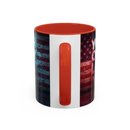 Your Only Limit Is You! Motivational Mug - American Flag - 11oz/15oz