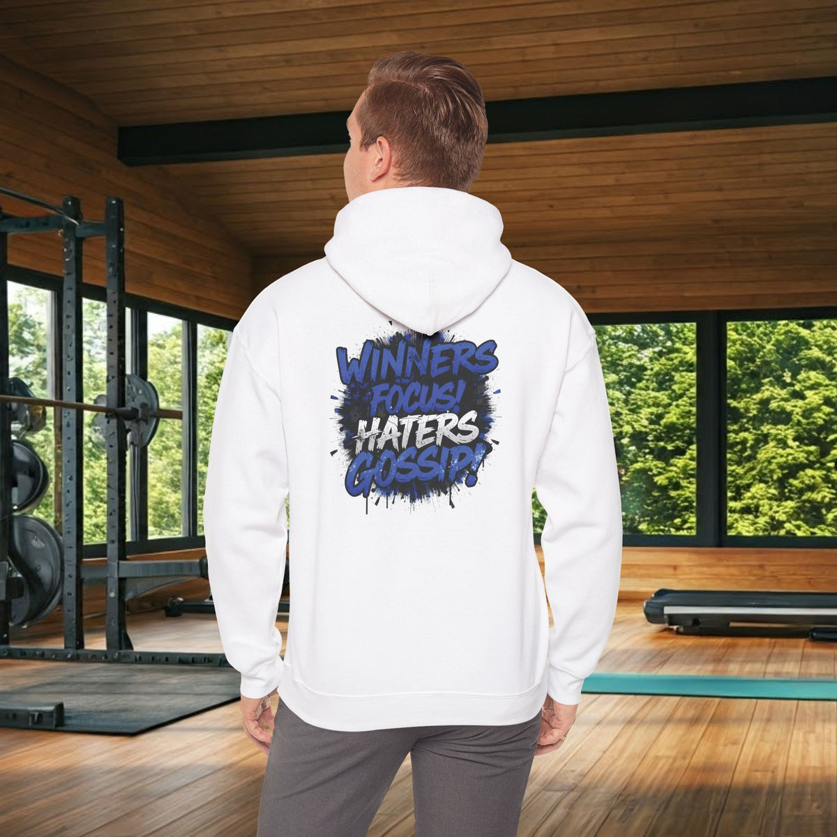 Winners Focus Haters Gossip  - Hooded Sweatshirt - S - 5XL - Multiple Colors - Fitness