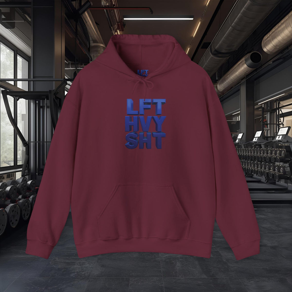 Lift Heavy Shit - LFT HVY SHT - Gym Hoodie - Bold Fitness Pullover - Unisex S-5XL