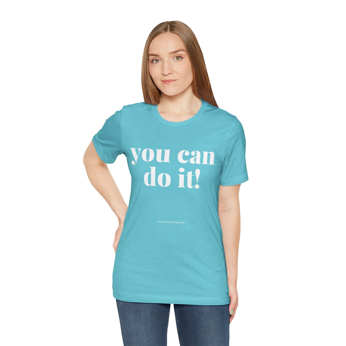 You Can Do It! Motivational T-Shirt - Inspirational Fitness Tee - Unisex XS-4XL