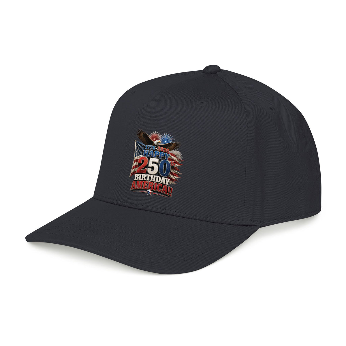 Happy 250th Birthday America Cap | 1776–2026 Patriotic Eagle Flag Baseball Hat