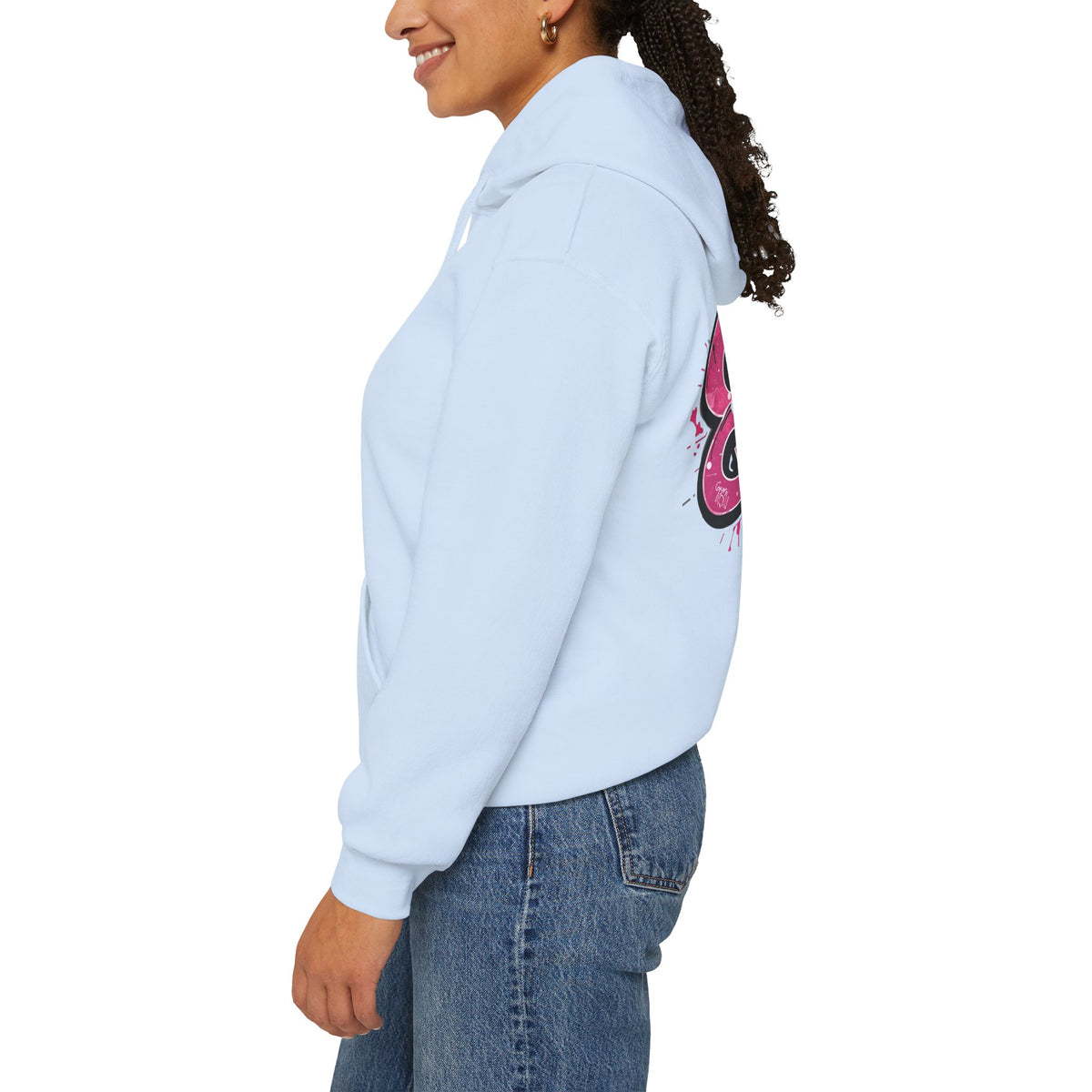 Stylish Gym Girl Print Hoodie - Women's Fitness Sweatshirt - Athletic Pullover - S-5XL
