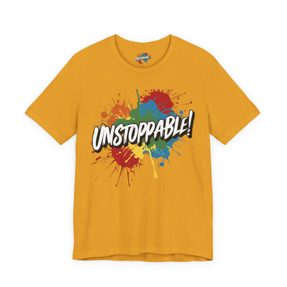 Unstoppable Vintage Retro T-Shirt - Motivational Graphic Tee - Unisex Casual Shirt