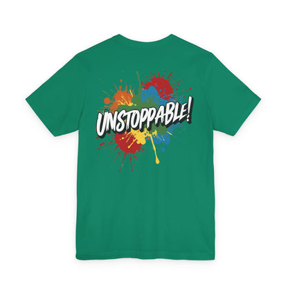 Unstoppable Vintage Retro T-Shirt - Motivational Graphic Tee - Unisex Casual Shirt