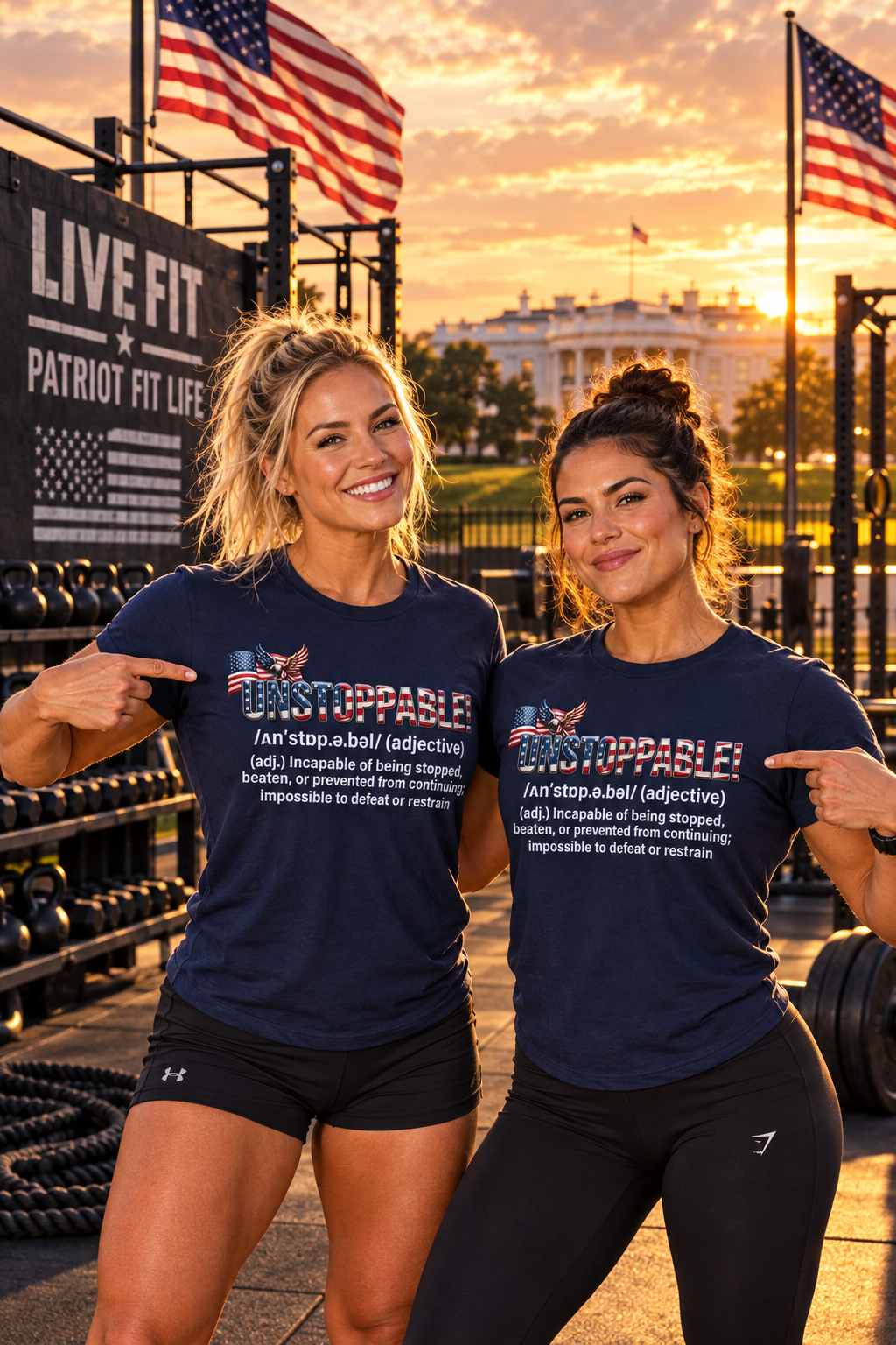 Patriot Fit Life Unstoppable Definition T-Shirt - American Flag & Eagle | Unisex XS-4XL