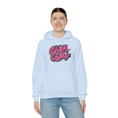 Stylish Gym Girl Print Hoodie - Women's Fitness Sweatshirt - Athletic Pullover - S-5XL