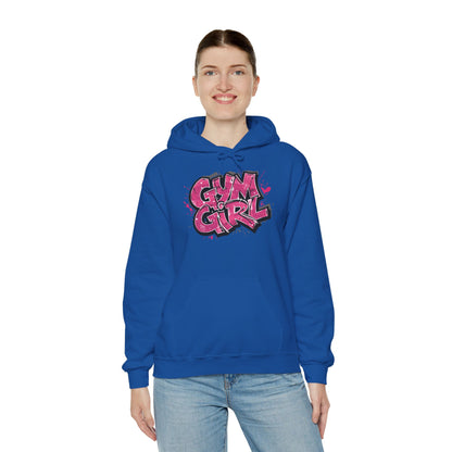 Stylish Gym Girl Print Hoodie - Women's Fitness Sweatshirt - Athletic Pullover - S-5XL