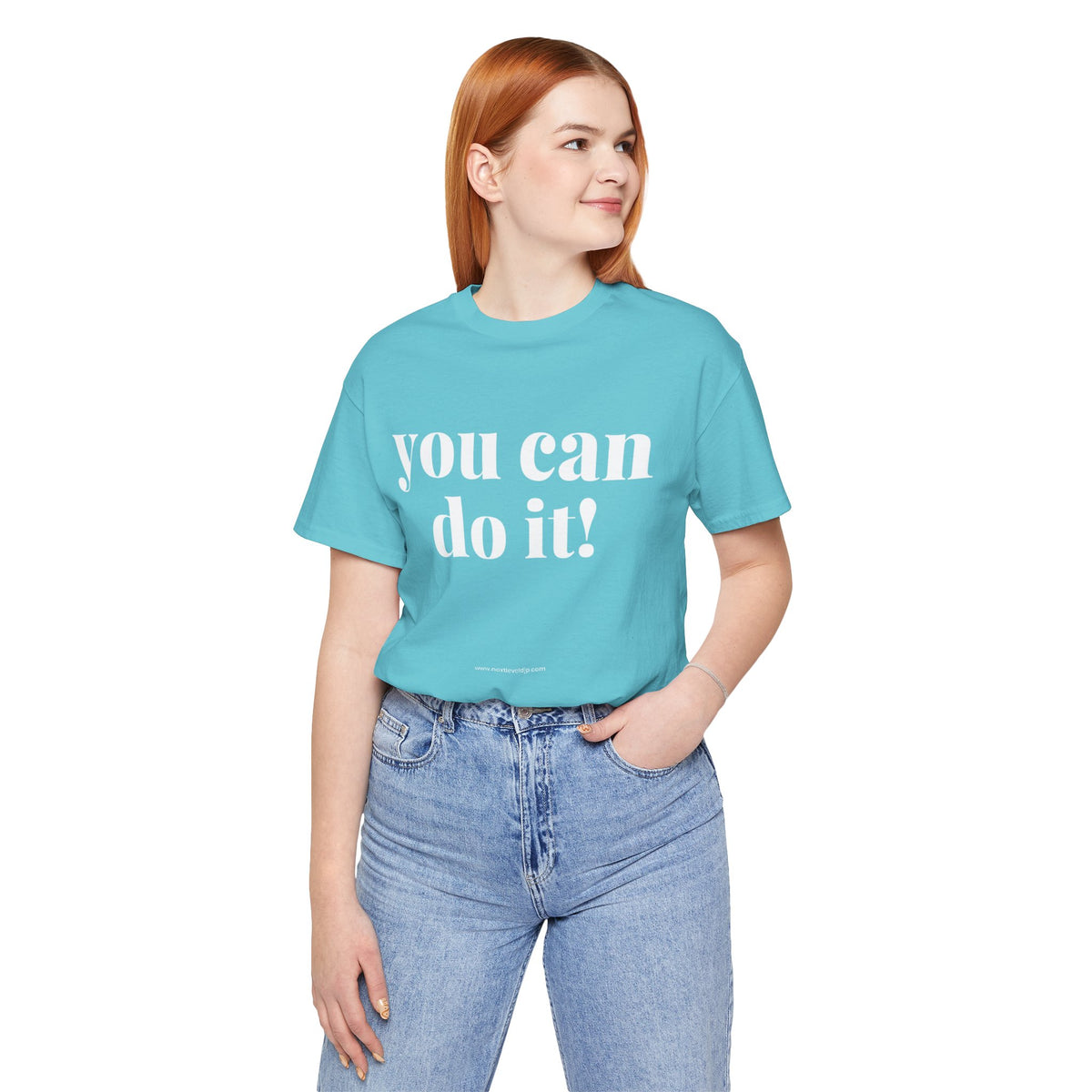 You Can Do It! Motivational T-Shirt - Inspirational Fitness Tee - Unisex XS-4XL