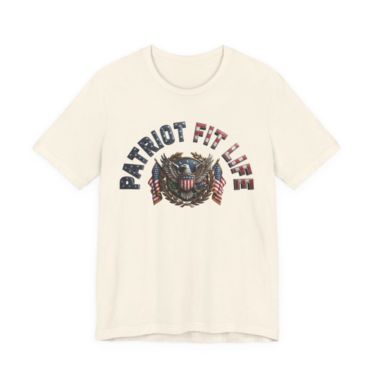 Patriot Fit Life Tee - American Eagle Flag Graphic T-Shirt - LIVE FIT