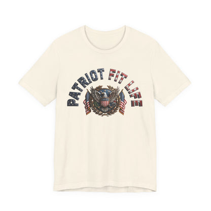 Patriot Fit Life Tee - American Eagle Flag Graphic T-Shirt - LIVE FIT