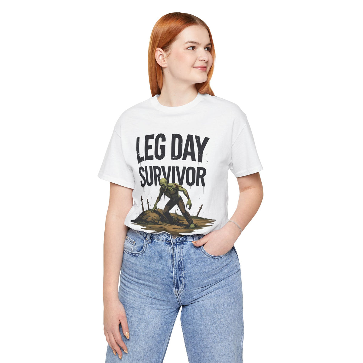 Leg Day Survivor Tee - Fitness Shirt - Workout Apparel - Gym Gift - Unisex Graphic Tee - Funny T-shirt