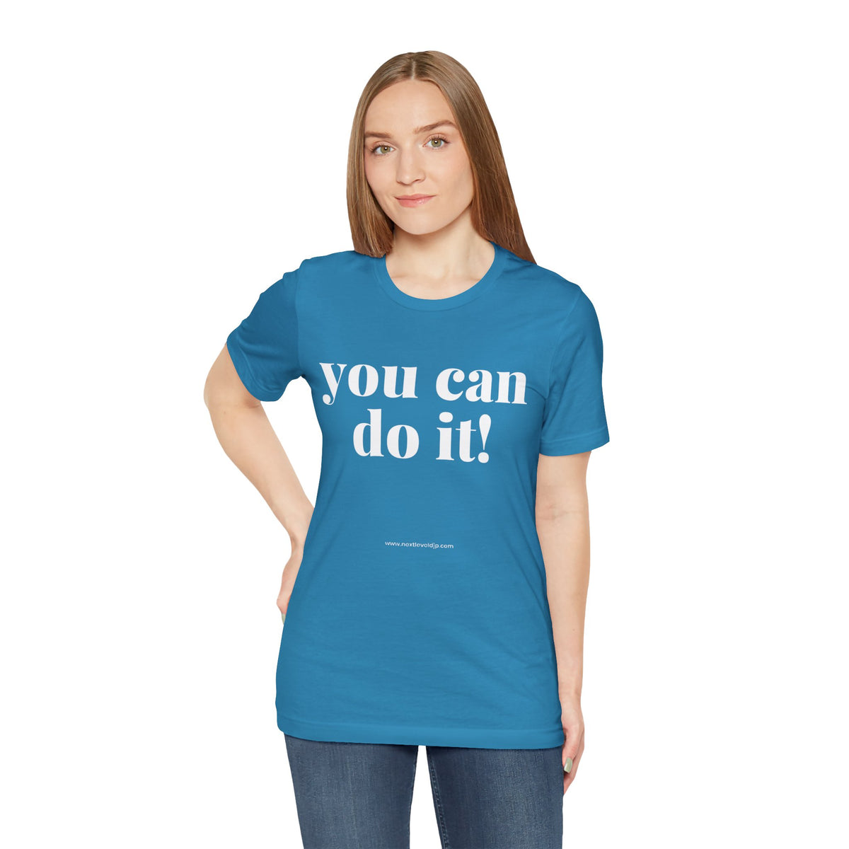 You Can Do It! Motivational T-Shirt - Inspirational Fitness Tee - Unisex XS-4XL