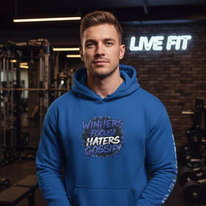 Winners Focus Haters Gossip  - Hooded Sweatshirt - S - 5XL - Multiple Colors - Fitness