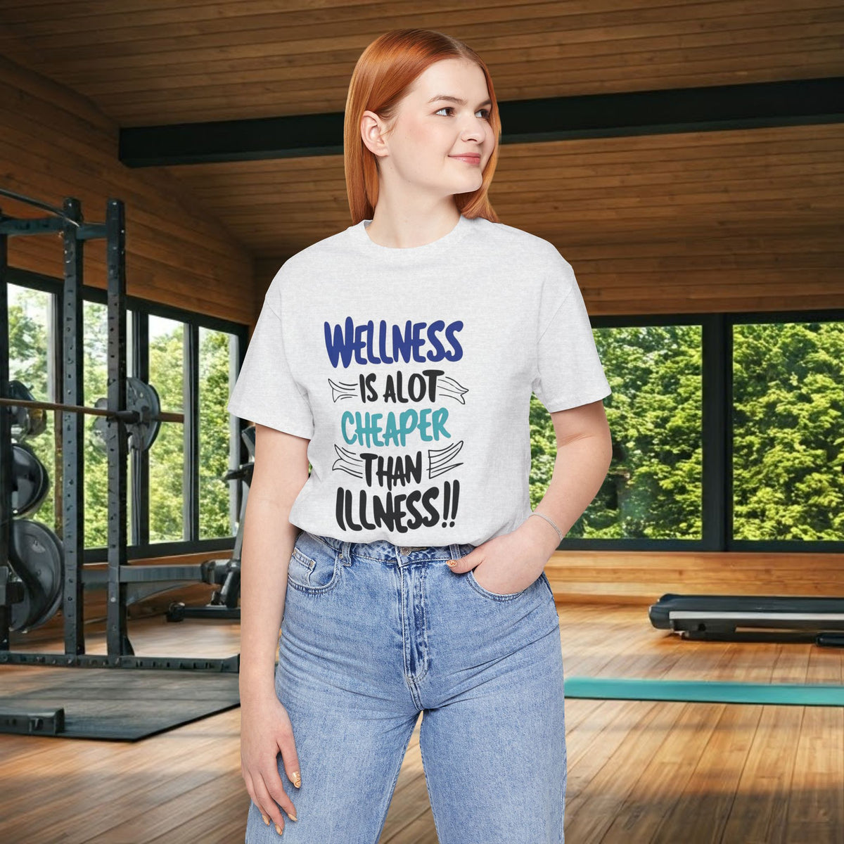 Wellness Is A Lot Cheaper Than Illness - Wellness Awareness T-Shirt - Unisex S-3XL