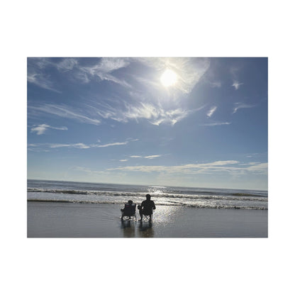 Beach Day Canvas Wall Art - Coastal Home Decor - Ocean Landscape - Serene Beach Print - 16 Sizes Available