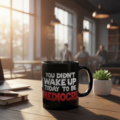 You Didn't Wake Up to Be Mediocre Mug (11oz/15oz)