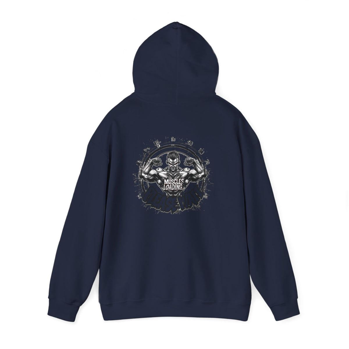 Muscles Loading Please Wait - Motivational Fitness Hoodie - Gym Sweatshirt - Unisex S-5XL