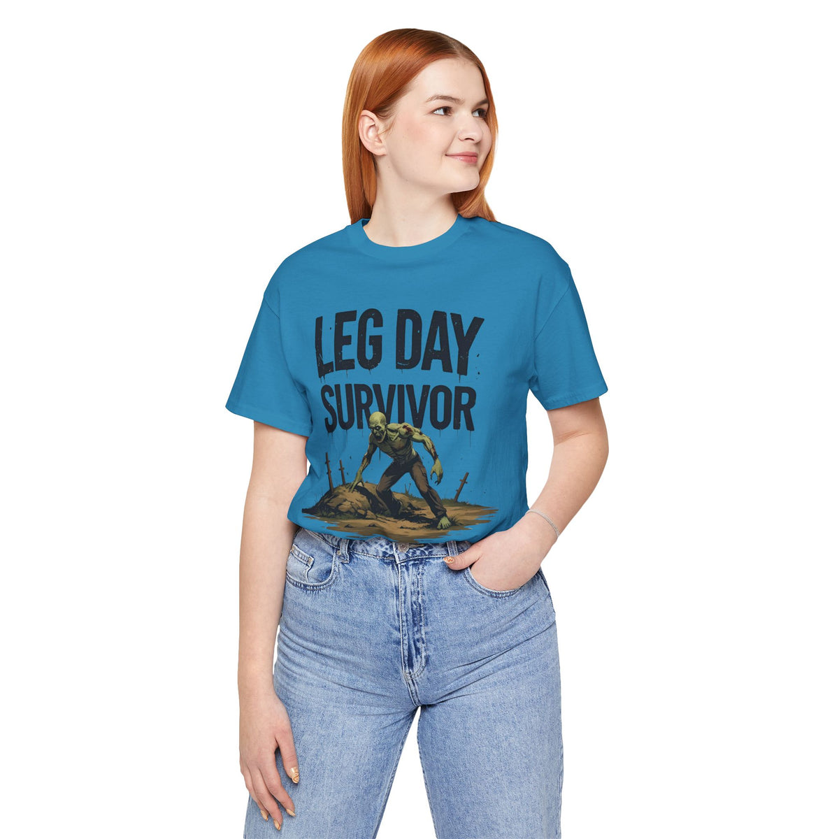 Leg Day Survivor Tee - Fitness Shirt - Workout Apparel - Gym Gift - Unisex Graphic Tee - Funny T-shirt