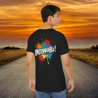 Unstoppable Vintage Retro T-Shirt - Motivational Graphic Tee - Unisex Casual Shirt