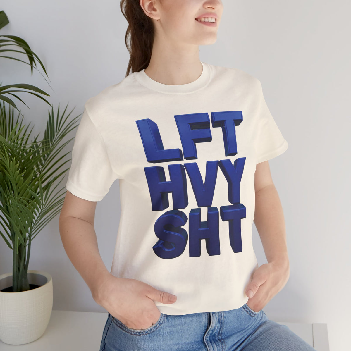 Lift Heavy Shit Gym T-Shirt - Bold 3D Weightlifting Tee - Unisex Fitness Apparel
