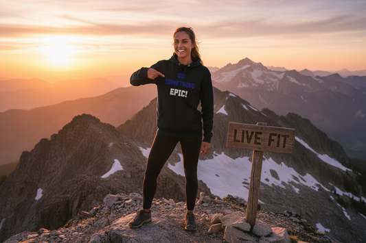 Do Something Epic! Motivational Hoodie - Inspirational Graphic Sweatshirt - Unisex XS-3XL