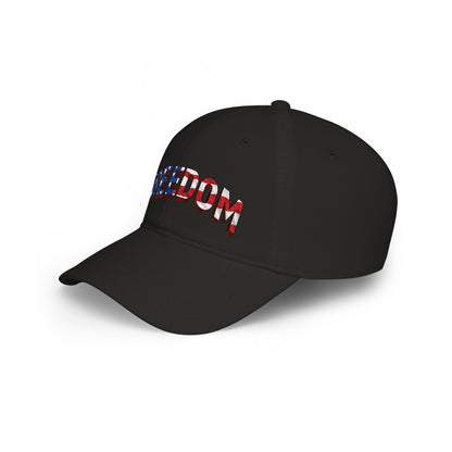 FREEDOM Dad Hat | Patriotic USA Flag Stars & Stripes Baseball Cap - Patriot Fit Life