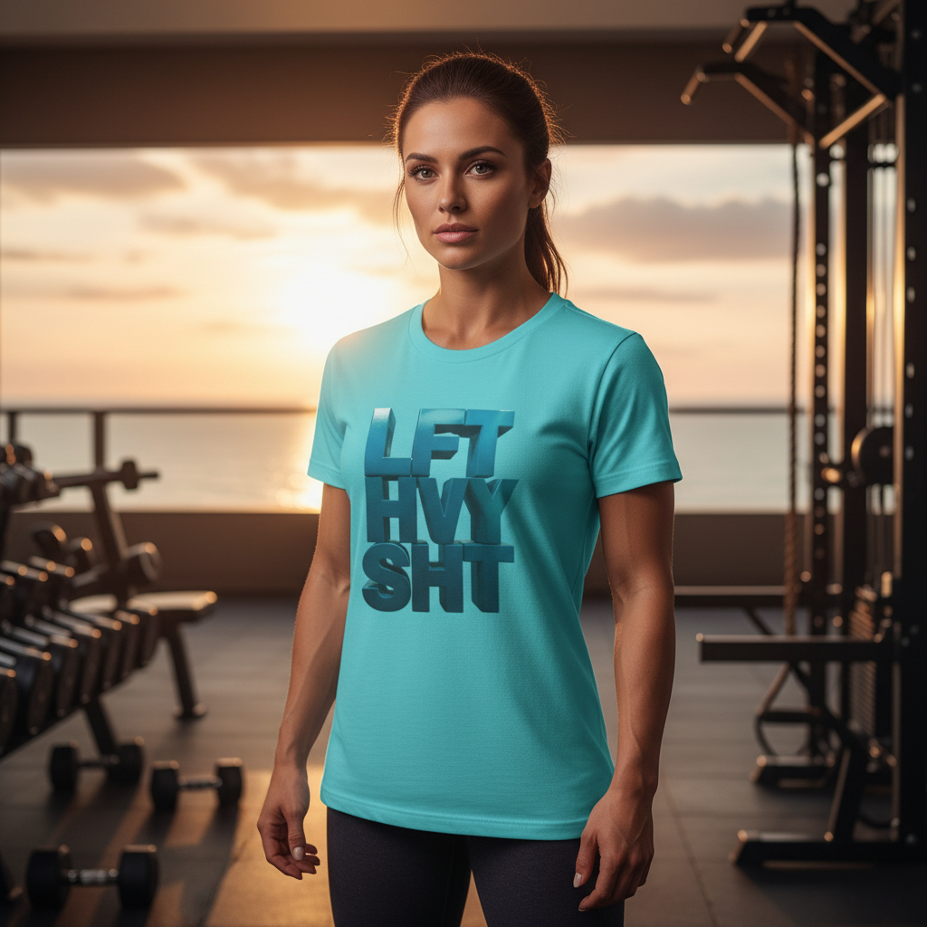 Lift Heavy Shit - LFT HVY SHT - Gym T-Shirt - Motivational Weightlifting Tee