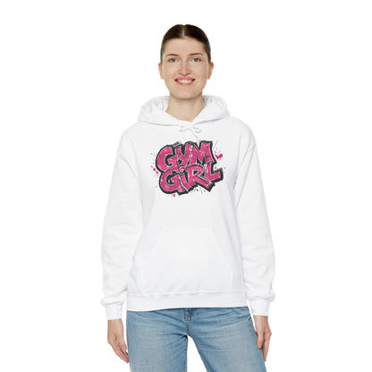 Stylish Gym Girl Print Hoodie - Women's Fitness Sweatshirt - Athletic Pullover - S-5XL