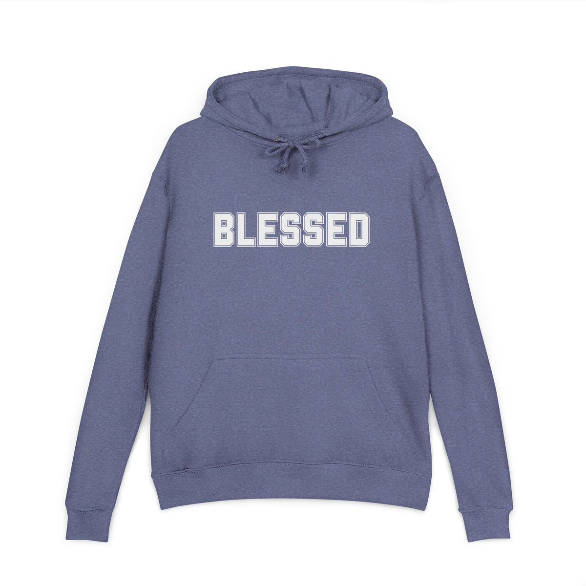 Blessed Hoodie - Cozy French Terry Pullover - Faith Graphic Sweatshirt - Unisex S-5XL