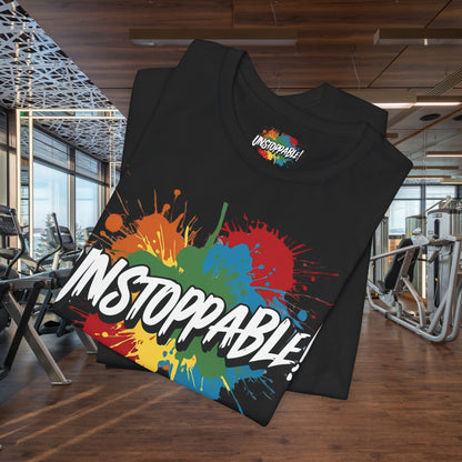 Unstoppable Vintage Retro T-Shirt - Motivational Graphic Tee - Unisex Casual Shirt
