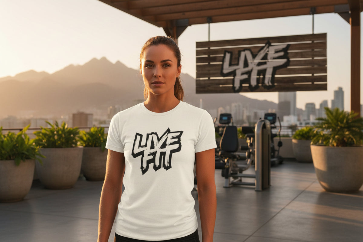 LIVE FIT Unisex Jersey Tee - Premium Fitness Shirt