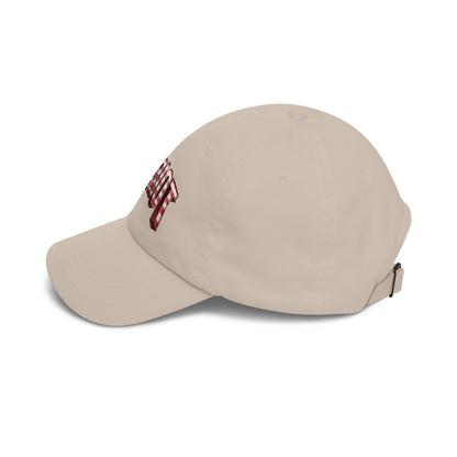 Patriot Fit Life Dad Cap - 3D Arched American Flag 'PATRIOT' Graphic | Adjustable One Size