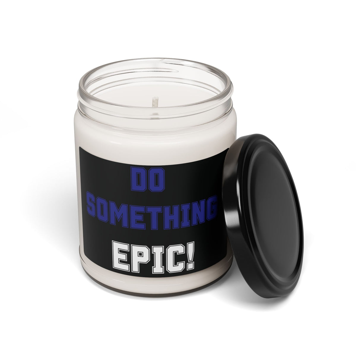 Do Something Epic! Scented Soy Candle - 9oz - Motivational Fitness Gift - 12 Scent Options - USA Made