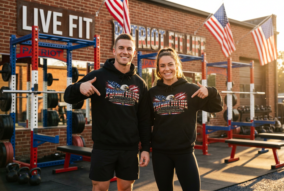 Patriot Fit Life Eagle & Flag Wings Definition Hoodie | S–5XL